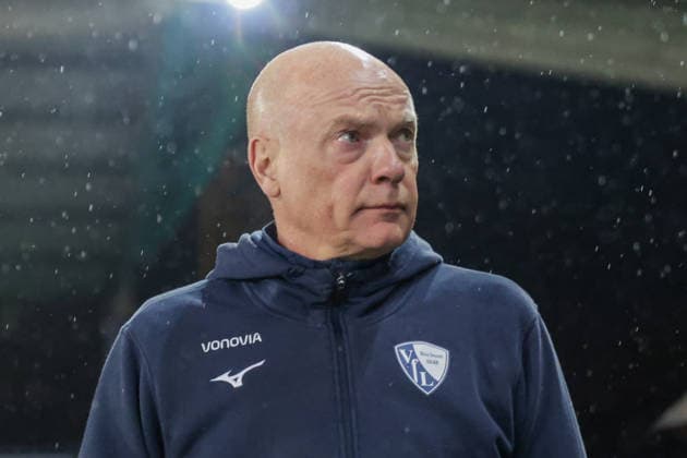 06 02 2026, xgrfx, Soccer 2 Bundesliga, Preußen Münster VfL Bochum v l Uwe Rösler VfL Bochum DFL DFB REGULATIONS PROHIBIT ANY USE OF PHOTOGRAPHS as IMAGE SEQUENCES and or QUASI VIDEO Münster