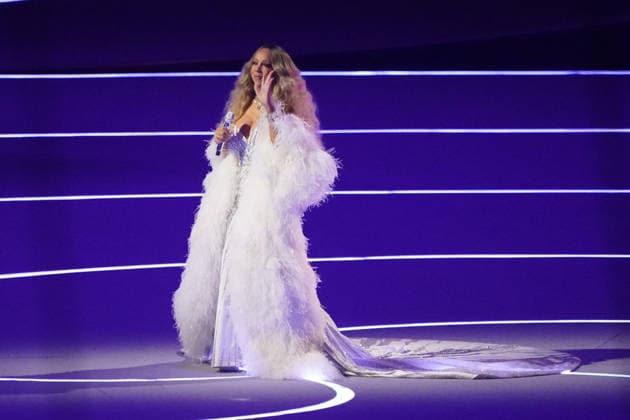 Milano Cortina, 2026 , Winter Olympic Games, Olympische Spiele, Olympia, OS Olympische Winterspiele 2026 , Eröffnungsfeier, Opening Ceremony , mariah carey, sängerin Photocopyright Gladys Chai von der Laage *** Milano Cortina, 2026 , Winter Olympic Games, Winter Olympic Games 2026 , Opening Ceremony , mariah carey, singer Photocopyright Gladys Chai von der Laage