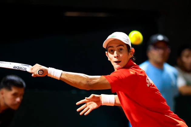 Tennis, Davis Cup, Chile - Serbia