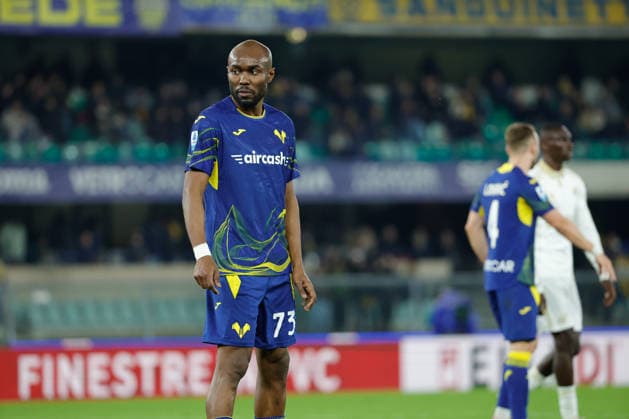 February 6, 2026, Verona, Italy: Al Musrati of Hellas Verona FC seen during the Italian Serie A soccer match Hellas Verona FC vs AC Pisa 1909 at Marcantonio Bentegodi Stadium..Final score Hellas Verona FC 0:0 AC Pisa 1909 Verona Italy - ZUMAs197 20260206_aaa_s197_399 Copyright: xEmanuelexPennacchiox
