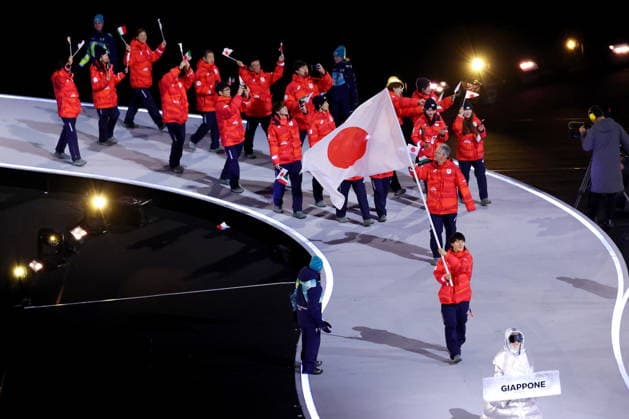 Japan Delegation (JPN), FEBRUARY 6, 2026 : The Milano Cortina 2026 Olympic Winter games, Winterspiele,Spiele, Summer games Opening Ceremony at Milano San Siro Olympic Stadium in Milan, Italy. Noxthirdxpartyxsales  aflo_318759179