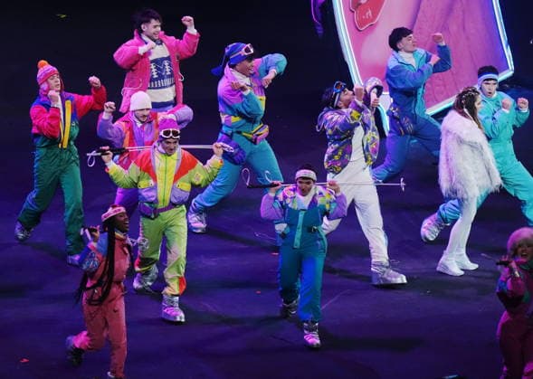 February 6, 2026, Milan, ITALY: Dancers perform during the opening ceremony at the Milan Cortina Winter Olympics, in Milan, on Friday, February 6, 2026. Canada News - February 6, 2026  - ZUMAc35_ 20260206_zaf_c35_212 Copyright: xDarrylxDyckx