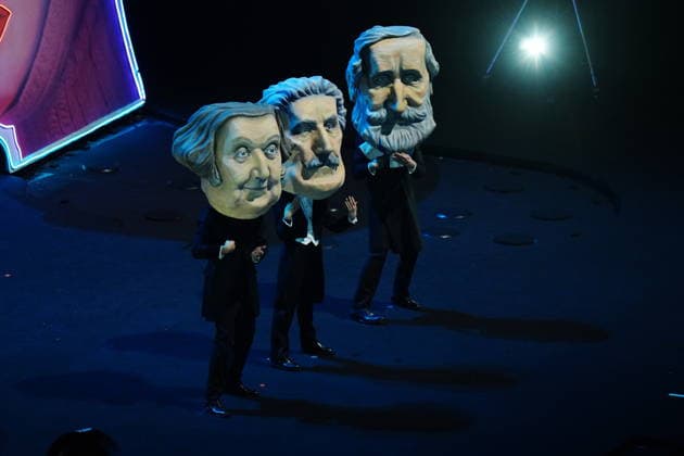 February 6, 2026, Milan, ITALY: Artists perform during the opening ceremony at the Milan Cortina Winter Olympics, in Milan, on Friday, February 6, 2026. Canada News - February 6, 2026  - ZUMAc35_ 20260206_zaf_c35_259 Copyright: xDarrylxDyckx