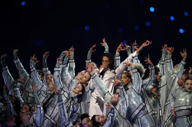 (260207) -- MILAN, Feb. 7, 2026 -- Artists perform during the opening ceremony of the Milan-Cortina 2026 Olympic Winter games, Winterspiele,Spiele, Summer games at the San Siro Olympic Stadium in Milan, Italy, Feb. 6, 2026. ) (MICO2026)ITALY-MILAN-CORTINA 2026-OLYMPIC WINTER GAMES-OPENING CEREMONY LixMing 