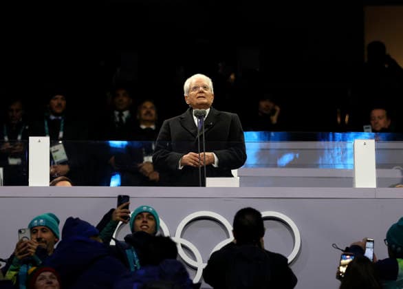 (260207) -- MILAN, Feb. 7, 2026 -- Italian President Sergio Mattarella declares the Milan-Cortina 2026 Olympic Winter games, Winterspiele,Spiele, Summer games open at the San Siro Olympic Stadium in Milan, Italy, Feb. 6, 2026. ) (MICO2026)ITALY-MILAN-CORTINA 2026-OLYMPIC WINTER GAMES-OPENING CEREMONY LixMing 