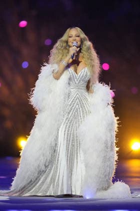 Milan Cortina Olympics: Opening ceremony U.S. singer Mariah Carey performs at the opening ceremony of the Milan Cortina Olympics in Milan on Feb. 6, 2026.  A14AA0005251694P
