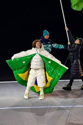 Winter Olympic Games, Olympische Spiele, Olympia, OS Milano Cortina 2026 Delegations Parade San Siro Stadium - Milan, Italy Winter Olympic Games Milano Cortina 2026 Delegations Parade San Siro Stadium - Milan, Italy Winter Olympic Games Milano Cortina 2026 Delegations Parade San Siro Stadium - Milan, Italy 6th February 2026 SGPItalia id 134457_004 Not Exclusive  Copyright: xALFONSOxCATALANO SGPITALIAx  Copyright: xIMAGO SGPItaliax