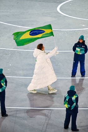 Winter Olympic Games, Olympische Spiele, Olympia, OS Milano Cortina 2026 Delegations Parade San Siro Stadium - Milan, Italy Winter Olympic Games Milano Cortina 2026 Delegations Parade San Siro Stadium - Milan, Italy Winter Olympic Games Milano Cortina 2026 Delegations Parade San Siro Stadium - Milan, Italy 6th February 2026 SGPItalia id 134457_004 Not Exclusive  Copyright: xALFONSOxCATALANO SGPITALIAx  Copyright: xIMAGO SGPItaliax
