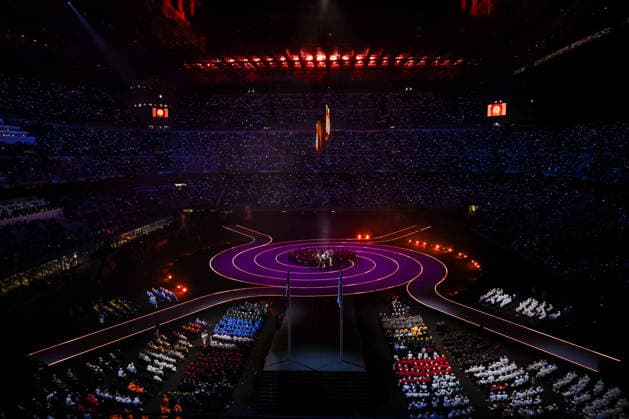 Winter Olympic Games, Olympische Spiele, Olympia, OS Milano Cortina 2026 Opening night - Final Show San Siro Stadium - Milan, Italy Winter Olympic Games Milano Cortina 2026 Opening night - Final Show San Siro Stadium - Milan, Italy 6th February 2026 SGPItalia id 134457_005 Not Exclusive  Copyright: xALFONSOxCATALANO SGPITALIAx