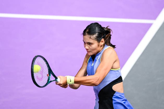 Transylvania Open 2026 - WTA, Tennis Damen 250 Tournament - Semi-finals Emma Raducanu plays during the Transylvania Open 2026 Semi-finals at BT Arena in Cluj-Napoca, Romania, on February 6, 2026. Cluj-Napoca Romania  Copyright: xFlaviuxBuboix originalFilename:buboi-notitle260206_npHrs.jpg