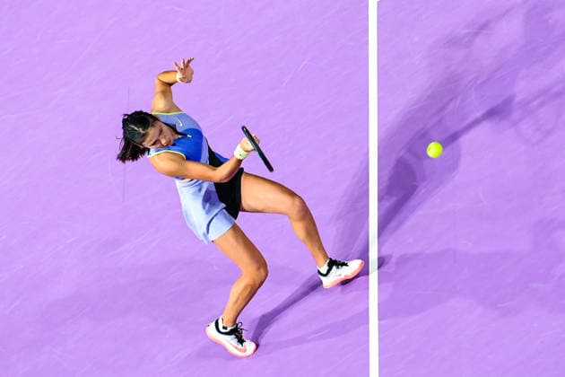 Transylvania Open 2026 - WTA, Tennis Damen 250 Tournament - Semi-finals Emma Raducanu plays during the Transylvania Open 2026 Semi-finals at BT Arena in Cluj-Napoca, Romania, on February 6, 2026. Cluj-Napoca Romania  Copyright: xFlaviuxBuboix originalFilename:buboi-notitle260206_npxwz.jpg