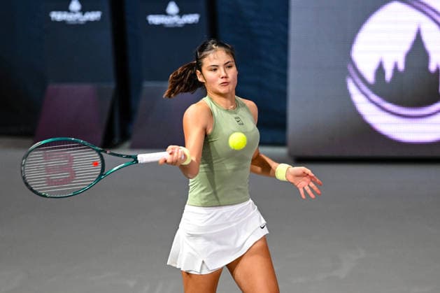 Transylvania Open 2026 - WTA, Tennis Damen 250 Tournament - Semi-finals Emma Raducanu plays during the Transylvania Open 2026 Semi-finals at BT Arena in Cluj-Napoca, Romania, on February 6, 2026. Cluj-Napoca Romania  Copyright: xFlaviuxBuboix originalFilename:buboi-notitle260206_np72X.jpg