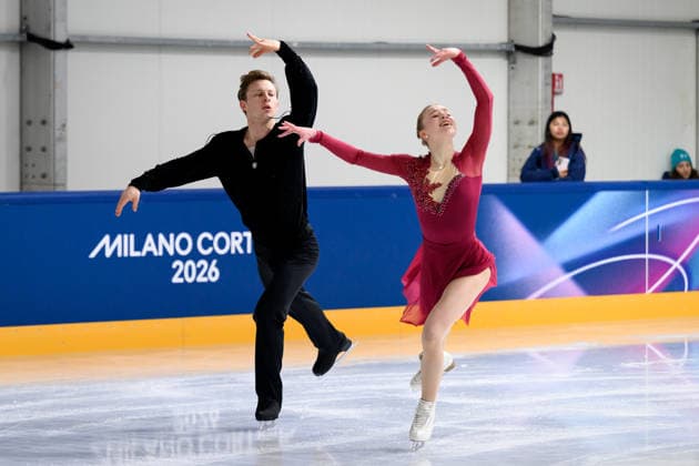 260207 Nikolaj Majorov and Milla Ruud Reitan of Sweden at an ice dance practice during day 1 of the 2026 Winter Olympics on February 7, 2026 in Milan. Photo: Carl Sandin BILDBYRAN kod CS CS0855 konstakning Figure skating, Eiskunstlauf kunstlop Olympic Games, Olympische Spiele, Olympia, OS olympics winter olympics os ol olympiska spel vinter-os olympiske leker milano cortina 2026 milan cortina 2026 milano cortina 2026 olympic games milano cortina 2026 winter olympic games milano cortina-os milano cortina-ol vinter-ol 1 bbeng *** 260207 Nikolaj Majorov and Milla Ruud Reitan of Sweden at an ice dance practice during day 1 of the 2026 Winter Olympics on February 7, 2026 in Milan Photo Carl Sandin BILDBYRAN code CS CS0855 konstakning figure skating kunstlop olympic games olympics winter olympics os ol olympiska spel vinter os olympiske leker milano cortina 2026 milan cortina 2026 milano cortina 2026 olympic games milano cortina 2026 winter olympic games milano cortina os milano cortina ol vinter ol 1 bbeng  Copyright: CARLxSANDIN BB260207CS010