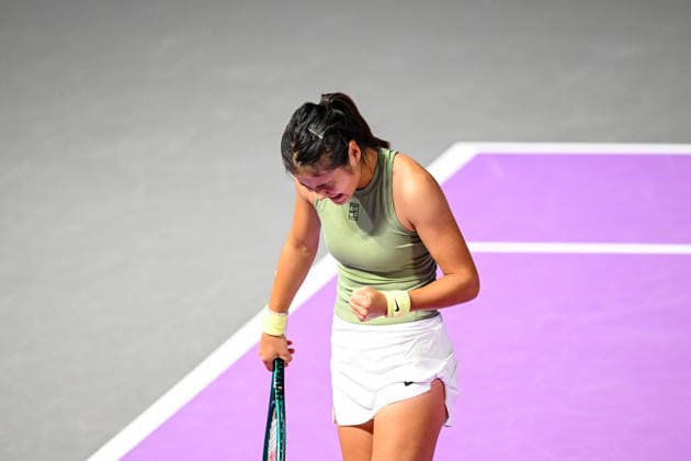 Transylvania Open 2026 - WTA, Tennis Damen 250 Tournament - Semi-finals Emma Raducanu plays during the Transylvania Open 2026 Semi-finals at BT Arena in Cluj-Napoca, Romania, on February 6, 2026. Cluj-Napoca Romania  Copyright: xFlaviuxBuboix originalFilename:buboi-notitle260206_nphFY.jpg