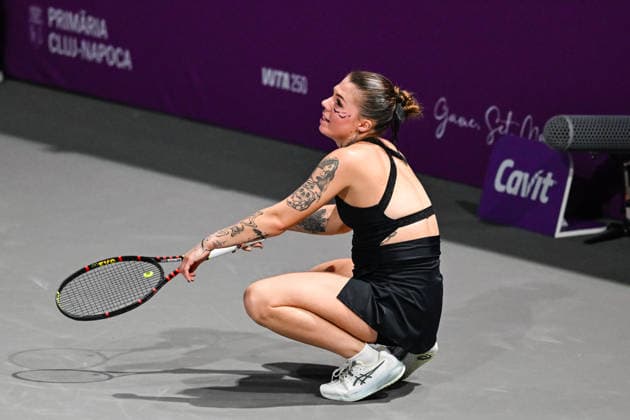 Transylvania Open 2026 - WTA, Tennis Damen 250 Tournament - Semi-finals Oleksandra Oliynykova plays during the Transylvania Open 2026 Semi-finals at BT Arena in Cluj-Napoca, Romania, on February 6, 2026. Cluj-Napoca Romania  Copyright: xFlaviuxBuboix originalFilename:buboi-notitle260206_npYzA.jpg