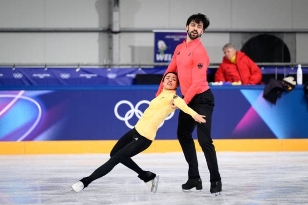 260207 Jennifer Janse van Rensburg and Benjamin Steffan of Germany at an ice dance practice during day 1 of the 2026 Winter Olympics on February 7, 2026 in Milan. Photo: Carl Sandin BILDBYRAN kod CS CS0855 konstakning Figure skating, Eiskunstlauf kunstlop Olympic Games, Olympische Spiele, Olympia, OS olympics winter olympics os ol olympiska spel vinter-os olympiske leker milano cortina 2026 milan cortina 2026 milano cortina 2026 olympic games milano cortina 2026 winter olympic games milano cortina-os milano cortina-ol vinter-ol 1 bbeng *** 260207 Jennifer Janse van Rensburg and Benjamin Steffan of Germany at an ice dance practice during day 1 of the 2026 Winter Olympics on February 7, 2026 in Milan Photo Carl Sandin BILDBYRAN code CS CS0855 konstakning figure skating kunstlop olympic games olympics winter olympics os ol olympiska spel vinter os olympiske leker milano cortina 2026 milan cortina 2026 milano cortina 2026 olympic games milano cortina 2026 winter olympic games milano cortina os milano cortina ol vinter ol 1 bbeng  Copyright: CARLxSANDIN BB260207CS045