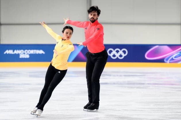 260207 Jennifer Janse van Rensburg and Benjamin Steffan of Germany at an ice dance practice during day 1 of the 2026 Winter Olympics on February 7, 2026 in Milan. Photo: Carl Sandin BILDBYRAN kod CS CS0855 konstakning Figure skating, Eiskunstlauf kunstlop Olympic Games, Olympische Spiele, Olympia, OS olympics winter olympics os ol olympiska spel vinter-os olympiske leker milano cortina 2026 milan cortina 2026 milano cortina 2026 olympic games milano cortina 2026 winter olympic games milano cortina-os milano cortina-ol vinter-ol 1 bbeng *** 260207 Jennifer Janse van Rensburg and Benjamin Steffan of Germany at an ice dance practice during day 1 of the 2026 Winter Olympics on February 7, 2026 in Milan Photo Carl Sandin BILDBYRAN code CS CS0855 konstakning figure skating kunstlop olympic games olympics winter olympics os ol olympiska spel vinter os olympiske leker milano cortina 2026 milan cortina 2026 milano cortina 2026 olympic games milano cortina 2026 winter olympic games milano cortina os milano cortina ol vinter ol 1 bbeng  Copyright: CARLxSANDIN BB260207CS046