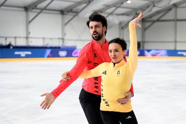 260207 Jennifer Janse van Rensburg and Benjamin Steffan of Germany at an ice dance practice during day 1 of the 2026 Winter Olympics on February 7, 2026 in Milan. Photo: Carl Sandin BILDBYRAN kod CS CS0855 konstakning Figure skating, Eiskunstlauf kunstlop Olympic Games, Olympische Spiele, Olympia, OS olympics winter olympics os ol olympiska spel vinter-os olympiske leker milano cortina 2026 milan cortina 2026 milano cortina 2026 olympic games milano cortina 2026 winter olympic games milano cortina-os milano cortina-ol vinter-ol 1 bbeng *** 260207 Jennifer Janse van Rensburg and Benjamin Steffan of Germany at an ice dance practice during day 1 of the 2026 Winter Olympics on February 7, 2026 in Milan Photo Carl Sandin BILDBYRAN code CS CS0855 konstakning figure skating kunstlop olympic games olympics winter olympics os ol olympiska spel vinter os olympiske leker milano cortina 2026 milan cortina 2026 milano cortina 2026 olympic games milano cortina 2026 winter olympic games milano cortina os milano cortina ol vinter ol 1 bbeng  Copyright: CARLxSANDIN BB260207CS048