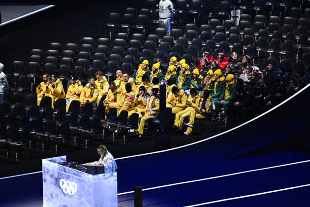 Winter Olympics - Opening Ceremony - Milan Australian team during the opening ceremony of the Milano Cortina 2026 Winter Olympics at San Siro Stadium on February 06, 2026 in Milan, Italy. Photo by JMP ABACAPRESS.COM Milan Italy  Copyright: xJMP ABACAx