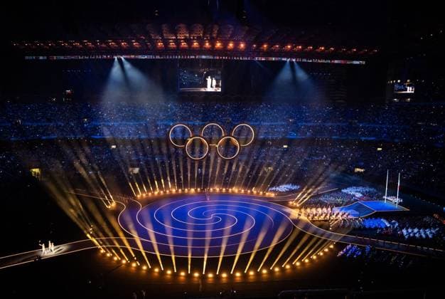 MILANO CORTINA 2026 - OLYMPISCHE WINTERSPIELE - ERÖFFNUNGSFEIER - MAILAND ** NUR FÜR REDAKTIONELLE ZWECKE ** EDITORIAL USE ONLY **<p>06 02 2026-Mailand: Olympische Winterspiele Milano Cortina 2026 Opening Ceremony Eröffnungsfeier San Siro Stadion im Foto: ( Italien Milano Mailand Copyright: SaschaxFromm *** MILANO CORTINA 2026 OLYMPIC WINTER GAMES OPENING CEREMONY MILAN FOR EDITORIAL PURPOSES ONLY p 06 02 2026 Milan Olympic Winter Games Milano Cortina 2026 Opening Ceremony Opening Ceremony San Siro Stadium in photo Italy Milano Milan Copyright SaschaxFromm Copyright: SaschaxFromm doc84gwknpqe8jse3ub7z5 ,EDITORIAL USE ONLY