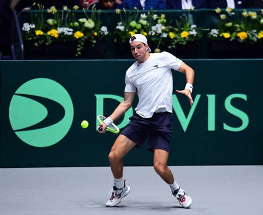 Tennis Davis Cup 2026 Germany Peru on 06 02 2026 at the Castello in Düsseldorf Jan Lennard Struff GER North Rhine-Westphalia Germany
