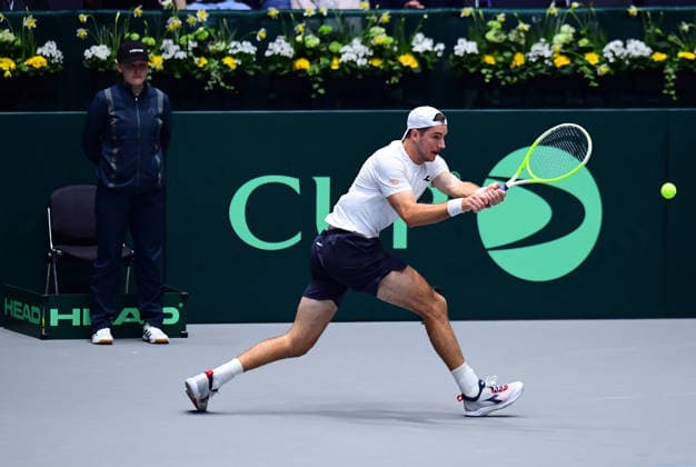 Tennis Davis Cup 2026 Germany Peru on 06 02 2026 at the Castello in Düsseldorf Jan Lennard Struff GER North Rhine-Westphalia Germany