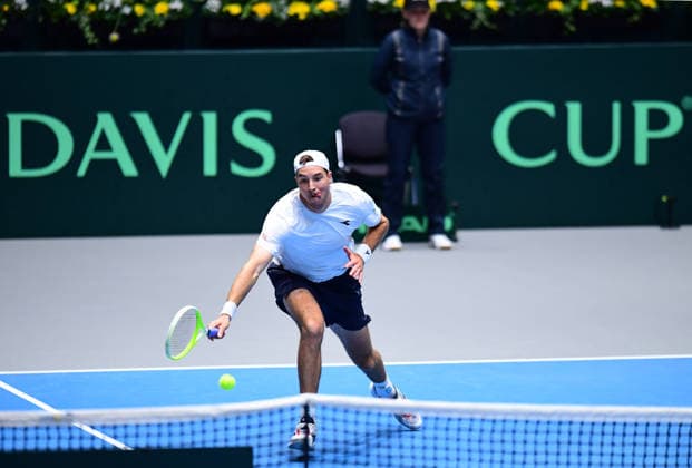 Tennis Davis Cup 2026 Germany Peru on 06 02 2026 at the Castello in Düsseldorf Jan Lennard Struff GER North Rhine-Westphalia Germany