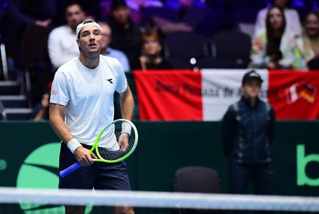 Tennis Davis Cup 2026 Germany Peru on 06 02 2026 at the Castello in Düsseldorf Jan Lennard Struff GER North Rhine-Westphalia Germany