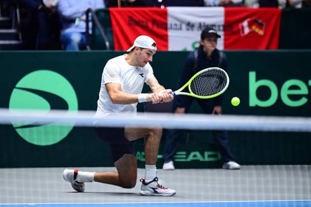 Tennis Davis Cup 2026 Germany Peru on 06 02 2026 at the Castello in Düsseldorf Jan Lennard Struff GER North Rhine-Westphalia Germany