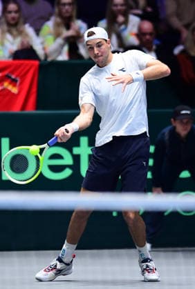 Tennis Davis Cup 2026 Germany Peru on 06 02 2026 at the Castello in Düsseldorf Jan Lennard Struff GER North Rhine-Westphalia Germany