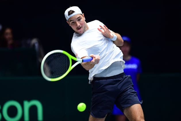 Tennis Davis Cup 2026 Germany Peru on 06 02 2026 at the Castello in Düsseldorf Jan Lennard Struff GER North Rhine-Westphalia Germany