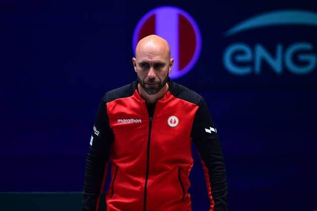 Tennis Davis Cup 2026 Germany Peru on 06 02 2026 at the Castello in Düsseldorf Luis Horna Captain Davis Cup Team Peru North Rhine-Westphalia Germany
