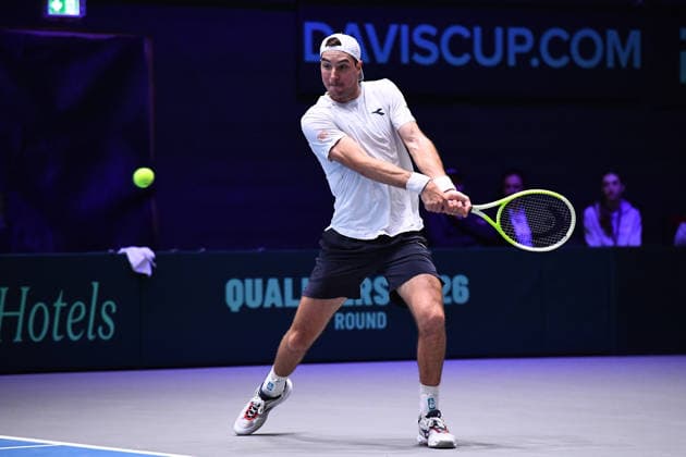 Tennis Davis Cup 2026 Germany Peru on 06 02 2026 at the Castello in Düsseldorf Jan Lennard Struff GER North Rhine-Westphalia Germany