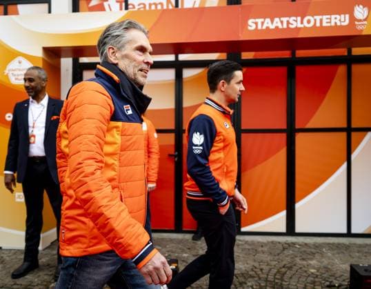 MILAN Caretaker Prime Minister Dick Schoof arrives for the opening of the TeamNL House. The House is where Dutch people gather during the Winter Olympics to celebrate, among other things, the successes of Dutch athletes. ROBIN VAN LONKHUIJSEN ANP xVIxANPxSportx xxANPxIVx 549899327 originalFilename: 549899327.jpg