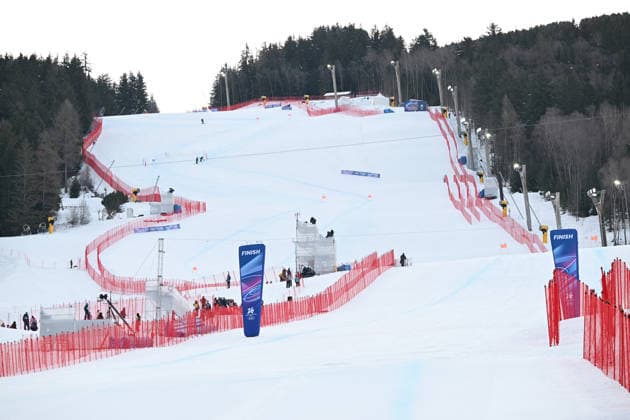 General view, FEBRUARY 7, 2026 - Alpine Skiing : Men s Downhill during the Milano Cortina 2026 Olympic Winter games, Winterspiele,Spiele, Summer games at Stelvio Ski Centre in Bormio, Italy.  aflo_318770865
