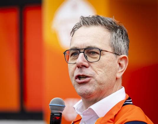 MILAN - Arjan Blok, CEO of the Dutch Lottery, during the opening of the TeamNL House. The House is where Dutch people gather during the Winter Olympics to celebrate, among other things, the successes of Dutch athletes. ROBIN VAN LONKHUIJSEN ANP xVIxANPxSportx xxANPxIVx 549899844 originalFilename: 549899844.jpg