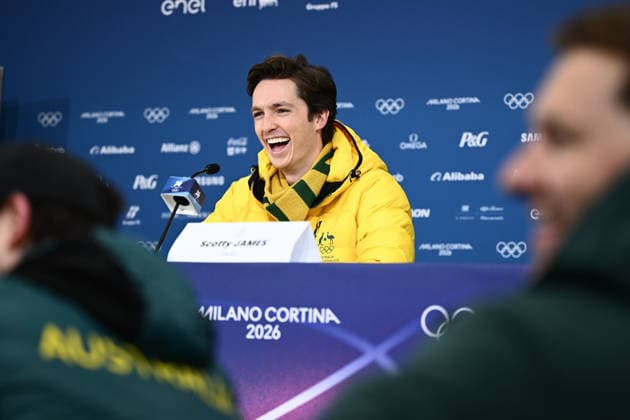 Milano Cortina 2026, Snowboard, Scotty James press conference