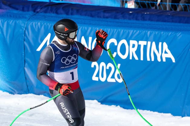 Daniel Hemetsberger (AUT) during the Olympic Winter games, Winterspiele,Spiele, Summer games Milano-Cortina 2026, Alpine Skiing Men s Downhill on February 07, 2026 at Stelvio Ski Centre in Bormio, Italy  Copyright: xSergioxBisi IPAxSportx xipa-agency.netx xx IPA_71061409 IPA_Agency_IPA71061409