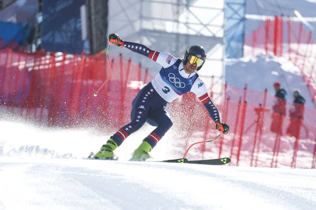 Bryce Bennett (USA) during the Olympic Winter games, Winterspiele,Spiele, Summer games Milano-Cortina 2026, Alpine Skiing Men s Downhill on February 07, 2026 at Stelvio Ski Centre in Bormio, Italy  Copyright: xSergioxBisi IPAxSportx xipa-agency.netx xx IPA_71061506 IPA_Agency_IPA71061506