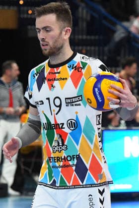 Ryan Poole Powervolleys Düren, 19 , Portrait, Portrait, 06 02 2026, Düren Germany , Volleyball, 1 Bundesliga Men, SWD Powervolleys Düren FT 1844 Freiburg xmhx