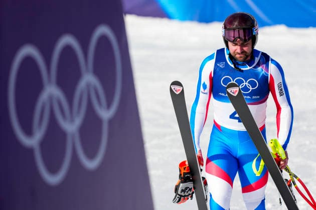 Winter Olympics in Milan Cortina 2026 Bormio, Italy 20260207. Maxence Muzaton from France competes in the men s alpine downhill at the Winter Olympics in Milan Cortina 2026. Photo: Cornelius Poppe NTB Bormio Italy EDITORIAL USE ONLY. RESTRICTED USE FOR BETTING COMPANIES Ref:_SPO5P-pfwW0BQ4.jpg *** Winter Olympics in Milan Cortina 2026 Bormio, Italy 20260207 Maxence Muzaton from France competes in the men s alpine downhill at the Winter Olympics in Milan Cortina 2026 Photo Cornelius Poppe NTB Bormio Italy EDITORIAL USE ONLY RESTRICTED USE FOR BETTING COMPANIES  Copyright: xCorneliusxPoppex xNTBx