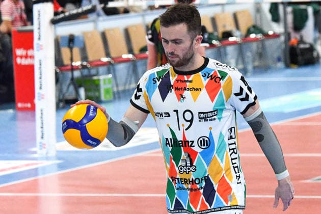 Ryan Poole Powervolleys Düren, 19 , Portrait, Portrait, 06 02 2026, Düren Germany , Volleyball, 1 Bundesliga Men, SWD Powervolleys Düren FT 1844 Freiburg xmhx