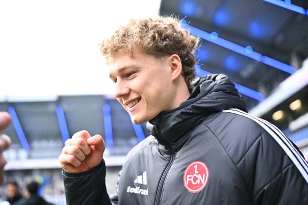 07 02 2026 Soccer Season 2025 2026 2 Soccer Bundesliga 21 Matchday SC Paderborn 07 SCP 1 FC Nuremberg FCN Club Sportfoto Zink xwoxzix DFL regulations prohibit any use of photographs as image sequences and or quasi video only for editorial use Piet Scobel 39, 1 FC Nuremberg FCN before the start of the match