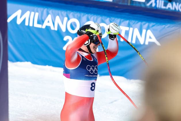 Franjo von Allmen (SUI) during the Olympic Winter games, Winterspiele,Spiele, Summer games Milano-Cortina 2026, Alpine Skiing Men s Downhill on February 07, 2026 at Stelvio Ski Centre in Bormio, Italy  Copyright: xSergioxBisi IPAxSportx xipa-agency.netx xx IPA_71062108 IPA_Agency_IPA71062108