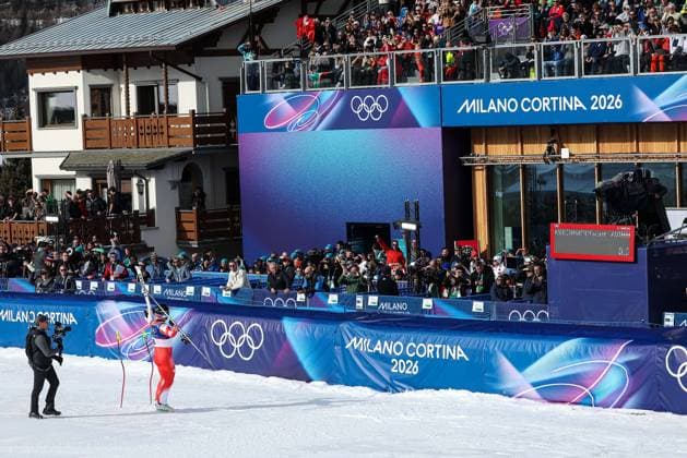 Franjo von Allmen (SUI) during the Olympic Winter games, Winterspiele,Spiele, Summer games Milano-Cortina 2026, Alpine Skiing Men s Downhill on February 07, 2026 at Stelvio Ski Centre in Bormio, Italy  Copyright: xSergioxBisi IPAxSportx xipa-agency.netx xx IPA_71062112 IPA_Agency_IPA71062112