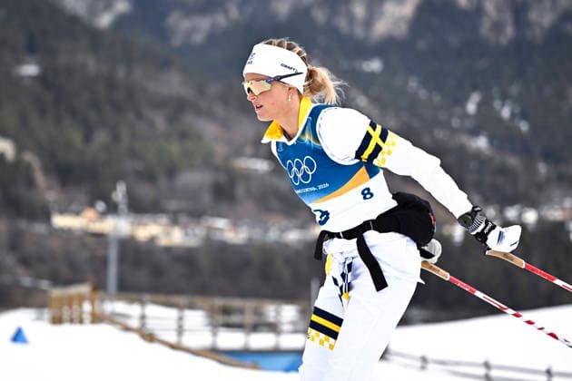 VAL DI FIEMME, ITALIEN 20260207 Sveriges Frida Karlsson värmer upp inför damernas skiathlon 10+10 km under vinter-OS i Val di Femme i Italien. VAL DI FIEMME ITALIEN x10430x *** VAL DI FIEMME, ITALY 20260207 Swedens Frida Karlsson warms up for the womens 10 10 km skiathlon at the Winter Olympics in Val di Femme, Italy VAL DI FIEMME ITALY x10430x  Copyright: xChristinexOlsson TTx OS 2026 SKIDOR