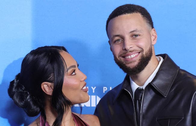 Basketball, Stephen Curry at the GOAT premiere in Los Angeles