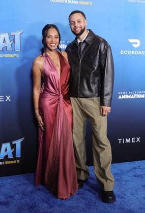 Columbia Pictures and Sony Pictures Animation s GOAT World Premiere - Arrivals - LA Ayesha Curry, Stephen Curry At Los Angeles Premiere Of Columbia Pictures And Sony Pictures Animation s GOAT At AMC Century City 15 In Los Angeles CA, USA on February 6, 2026. Photo by Fati S ABACAPRESS.COM Los Angeles CA United States  Copyright: xFatixSadou ABACAPRESS.COMx