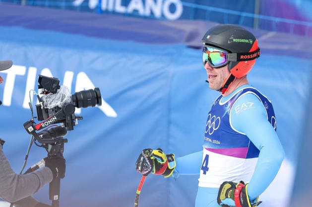 GIOCHI OLIMPICI - Olimpiadi Invernali Milano-Cortina 2026 - Alpine Skiing Men s Downhill Mattia Casse (ITA) during the Olympic Winter games, Winterspiele,Spiele, Summer games Milano-Cortina 2026, Alpine Skiing Men s Downhill on February 07, 2026 at Stelvio Ski Centre in Bormio, Italy Cortina D Ampezzo Italy  Copyright: xIPAxSport ABACAx