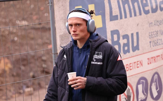 07 02 2026, Football, Men, 2 Bundesliga, Season 2025 2026, SV 07 Elversberg Hertha BSC Berlin, Fabian Reese Hertha BSC Berlin Elversberg Ursapharm Arena an der Kaiserlinde Saarland Germany DEU Copyright: xFabianxKleerx